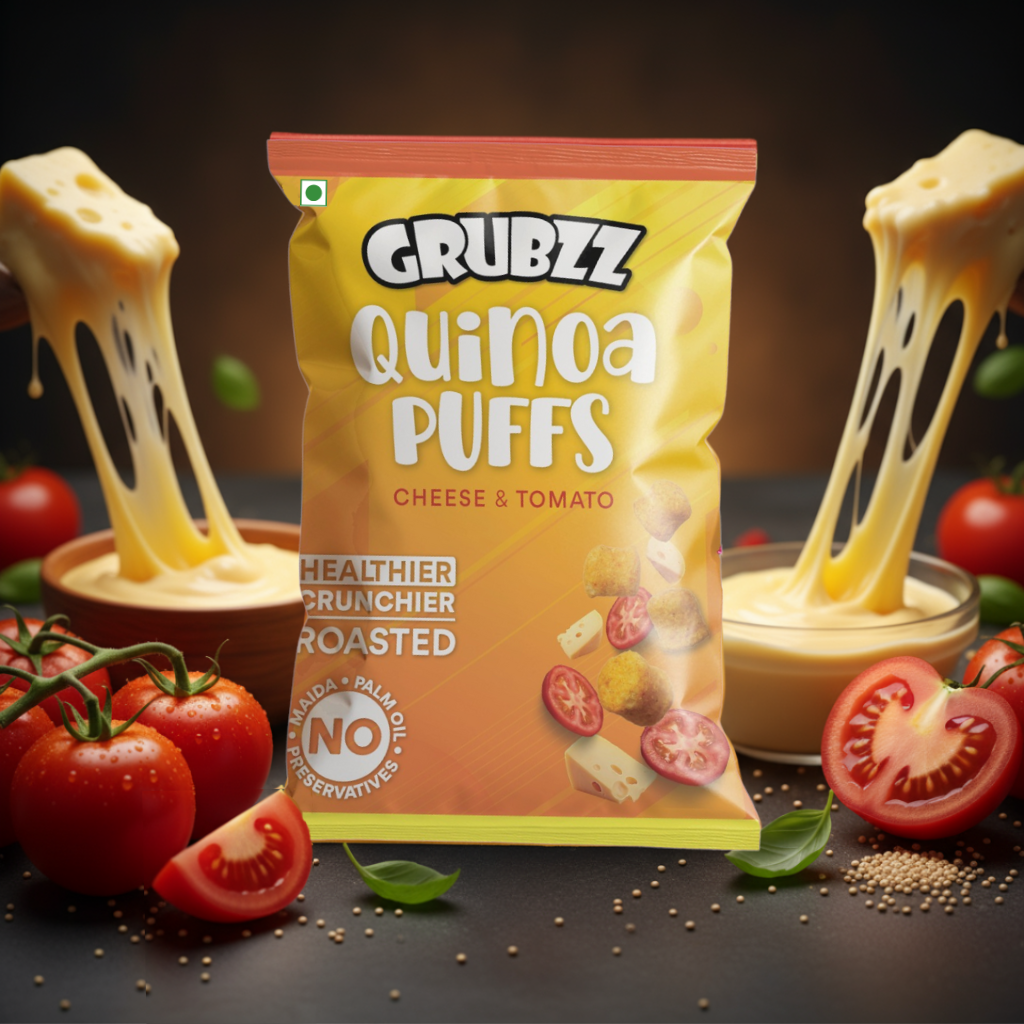 Quinoa Puffs Cheese & Tomato