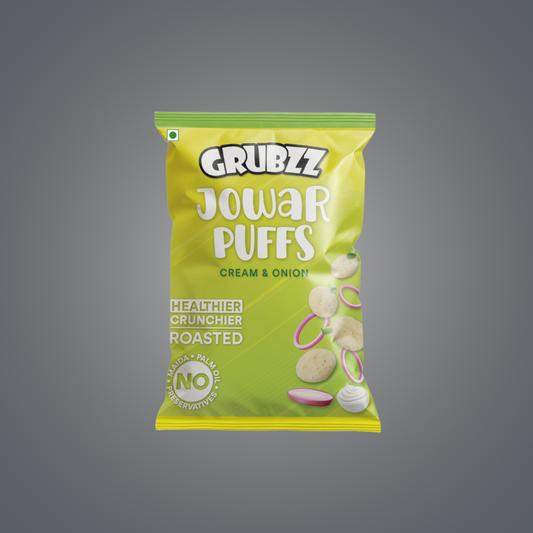 Jowar Puffs Cream & Onion