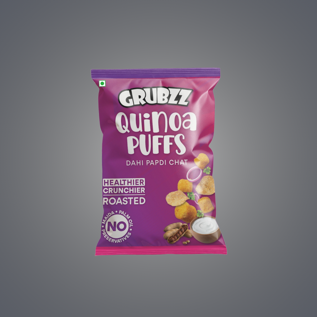 Quinoa Puffs Dahi Papdi Chat