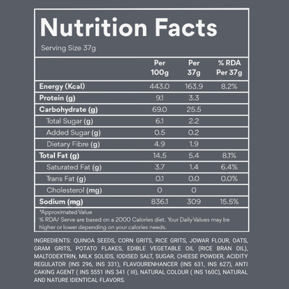Quinoa Puffs Cheese & Tomato