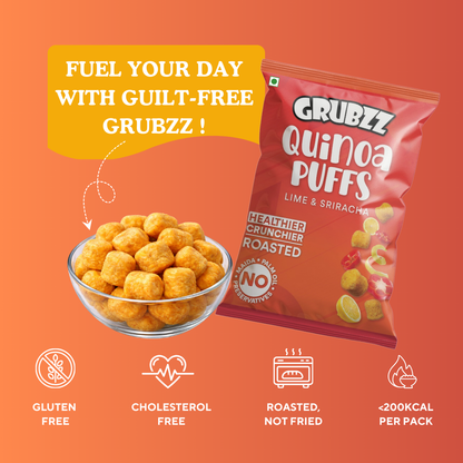 Quinoa Puffs Lime & Sriracha