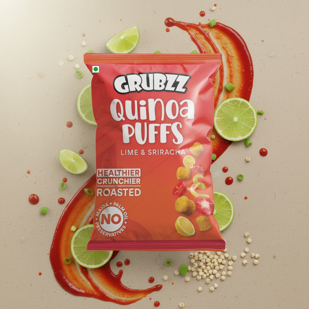 Quinoa Puffs Lime & Sriracha