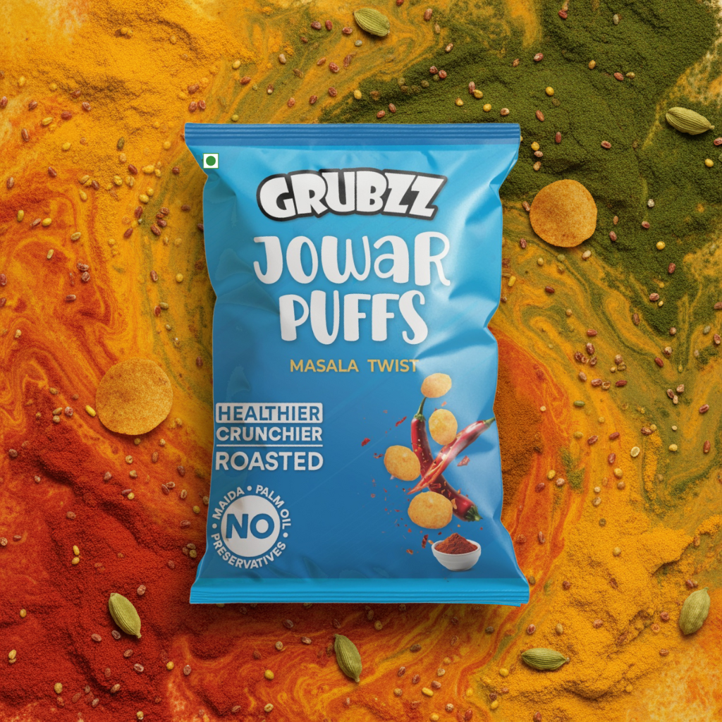 Jowar Puffs Masala Twist